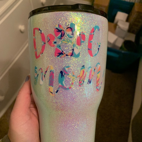 rtic glitter tumbler
